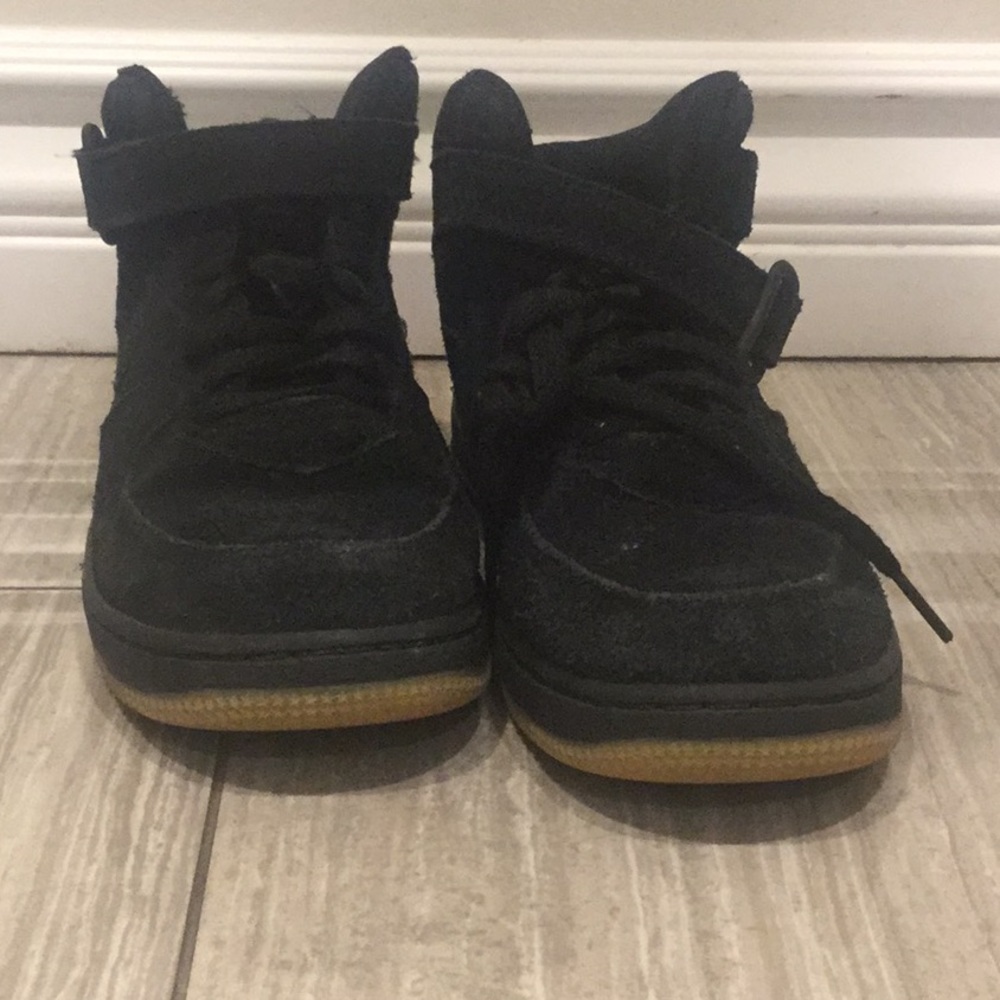 Kids Nike Black air forces